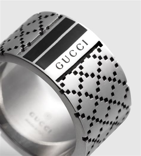 gucci mes ring|diamond earrings for men Gucci.